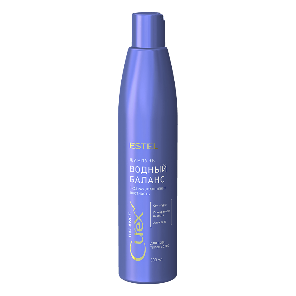 Эстель / Шампунь "Водный баланс" для всех типов волос / CUREX / BALANCE / 300 мл