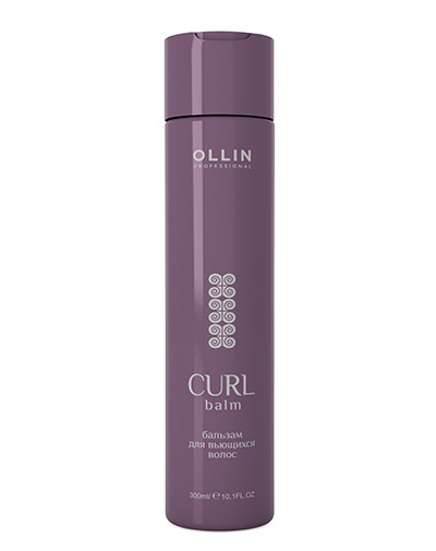 Ollin / Бальзам для вьющихся волос 300мл / Balm for curly hair / CURL & SMOOTH HAIR / 300 мл.