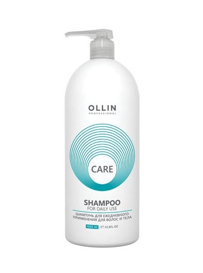 OLLIN / Шампунь для ежедневного применения для волос и тела / 1000мл