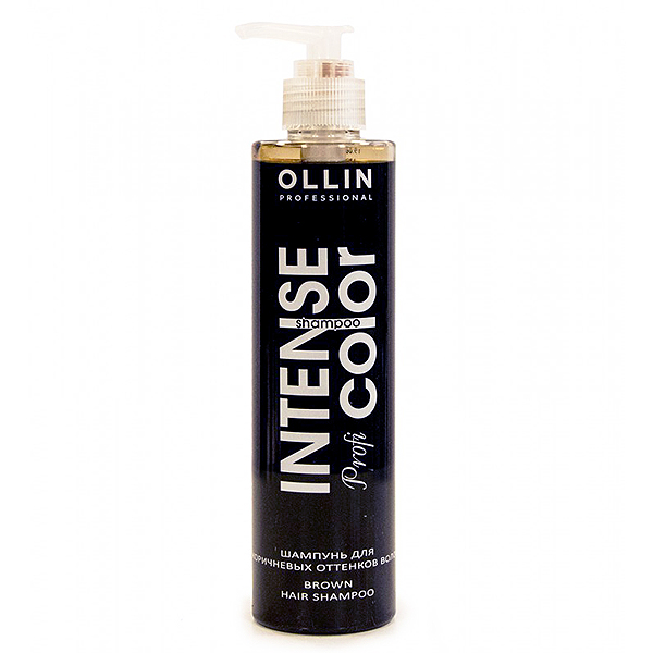 Ollin / Шампунь для коричневых оттенков волос / Brown hair shampoo / INTENSE Profi COLOR / 250 мл.
