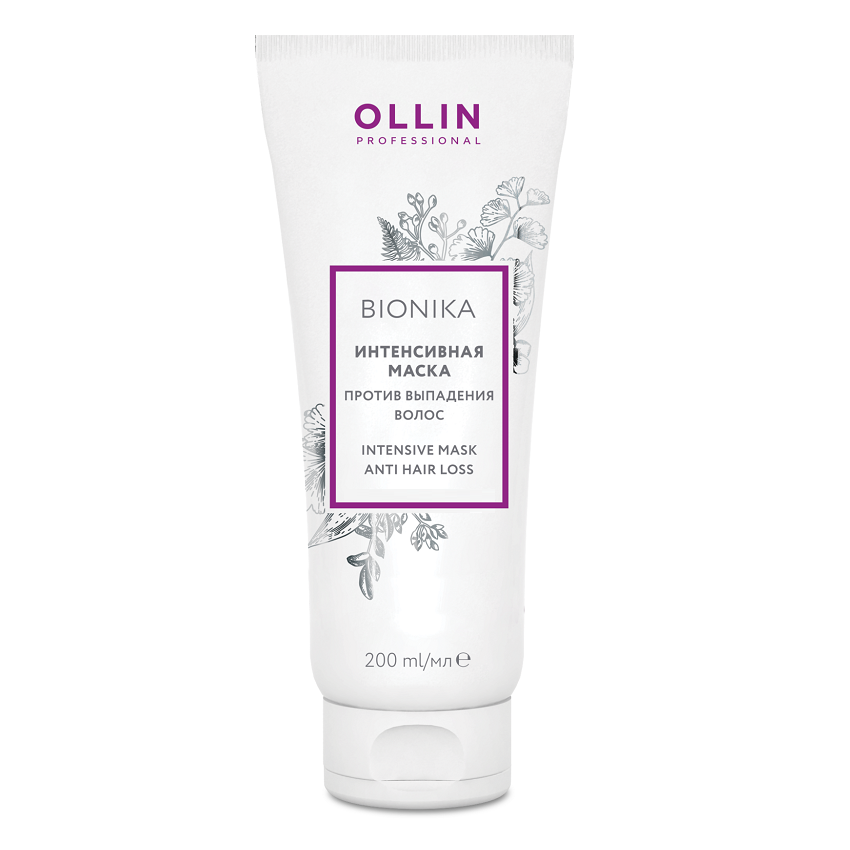 Ollin / Интенсивная маска против выпадения волос / BIONIKA / 200 мл.